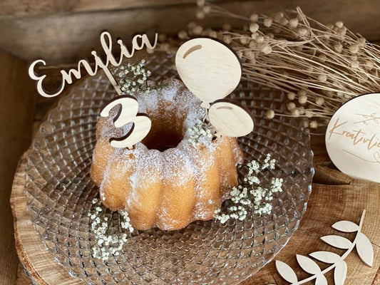 Caketopper - Mini Luftballons im Set