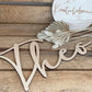 Personalisierter Schriftzug l Namensschriftzug aus Holz
