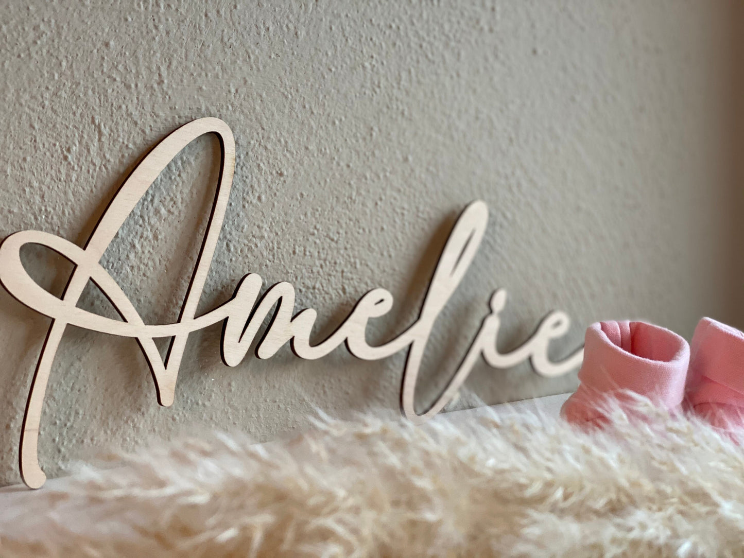 Personalisierter Schriftzug l Namensschriftzug aus Holz