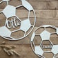 Wandbild - personalisierter Fussball I Kinderzimmerdeko