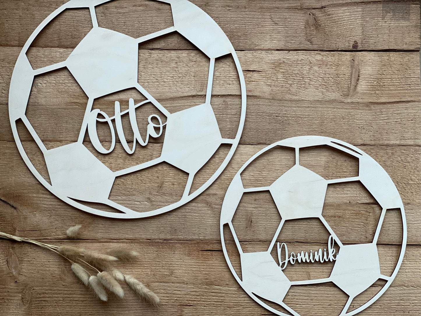 Wandbild - personalisierter Fussball I Kinderzimmerdeko