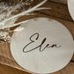 Personalisiertes Holzschild ausgestanzt oder graviert