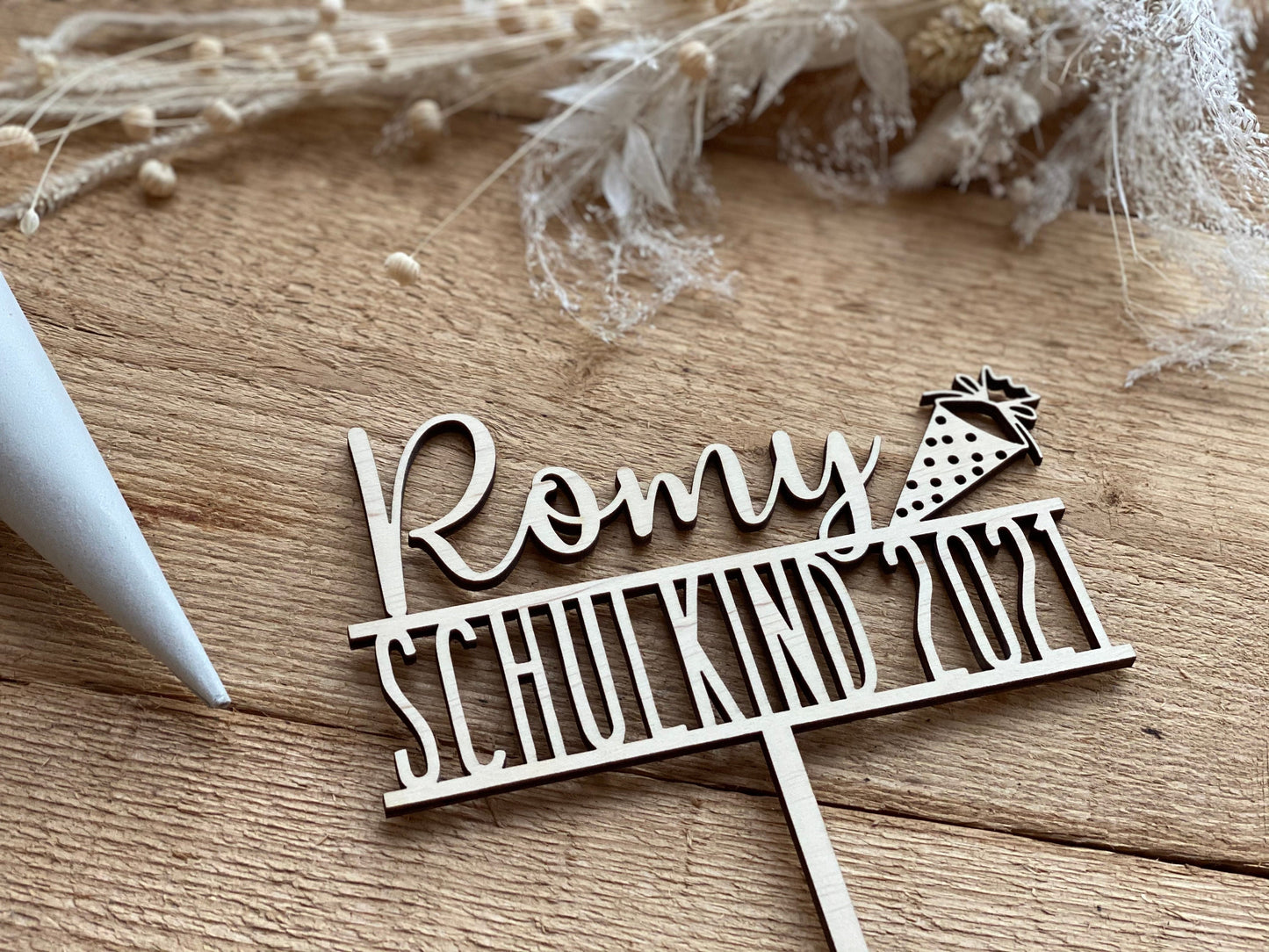 Personalisierter Caketopper - Schulkind 2025