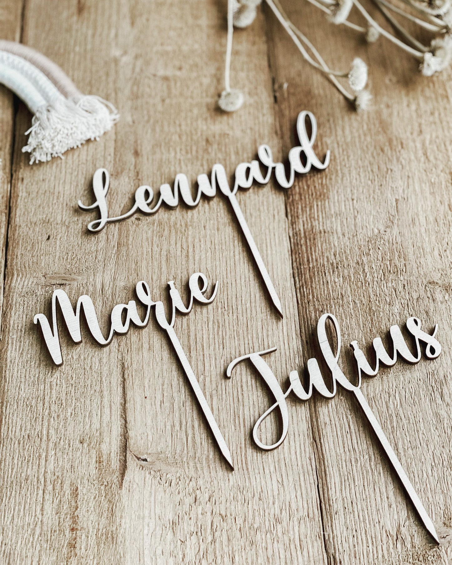 Personalisierter Caketopper - Name