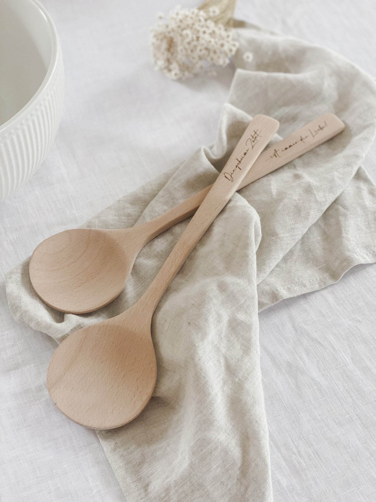 Salatbesteck - ‚Die geheime Zutat ist immer die Liebe’