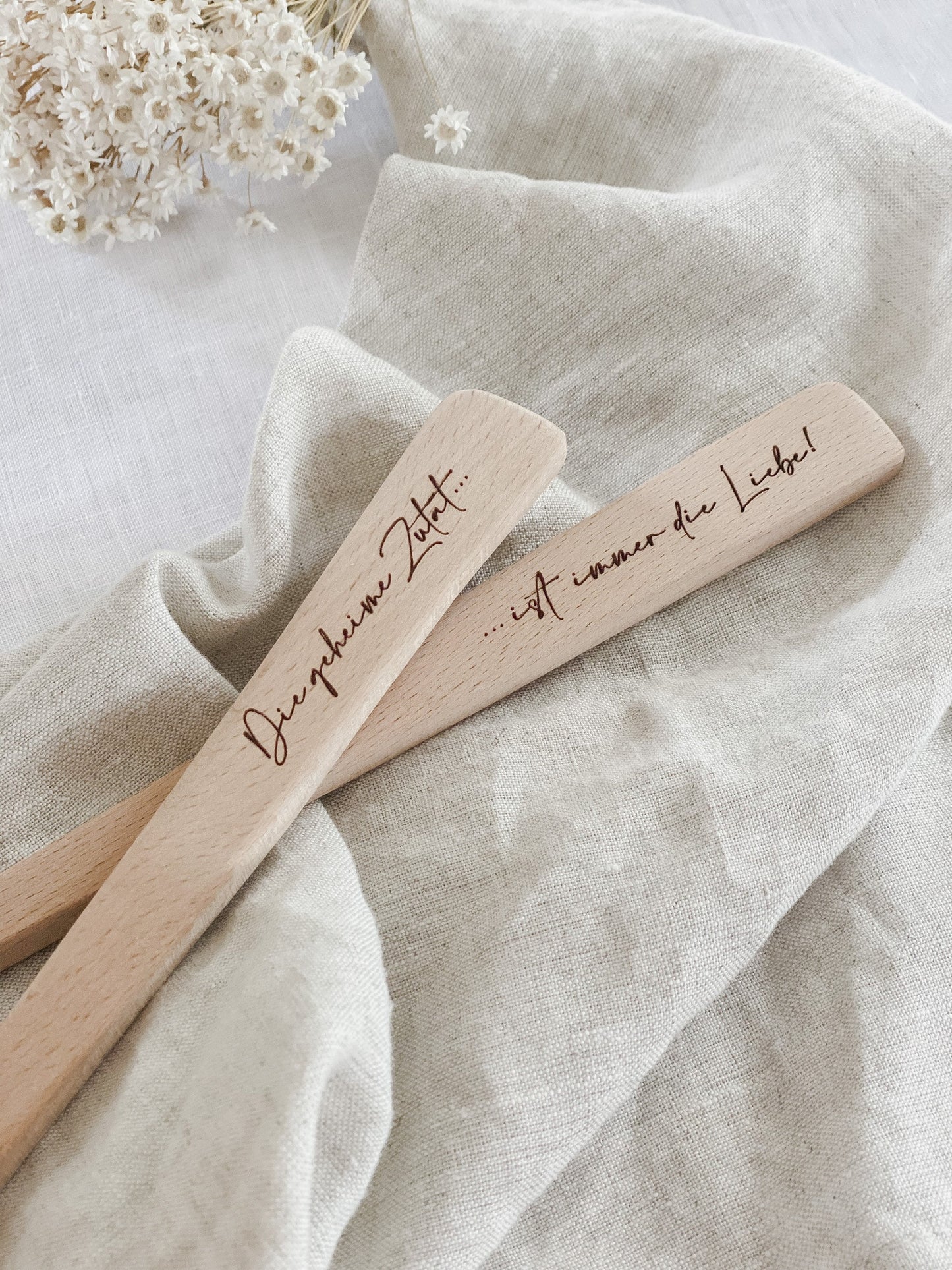 Salatbesteck - ‚Die geheime Zutat ist immer die Liebe’