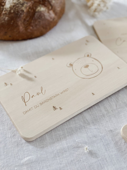 Personalisiertes Frühstücksbrettchen mit Motiv
