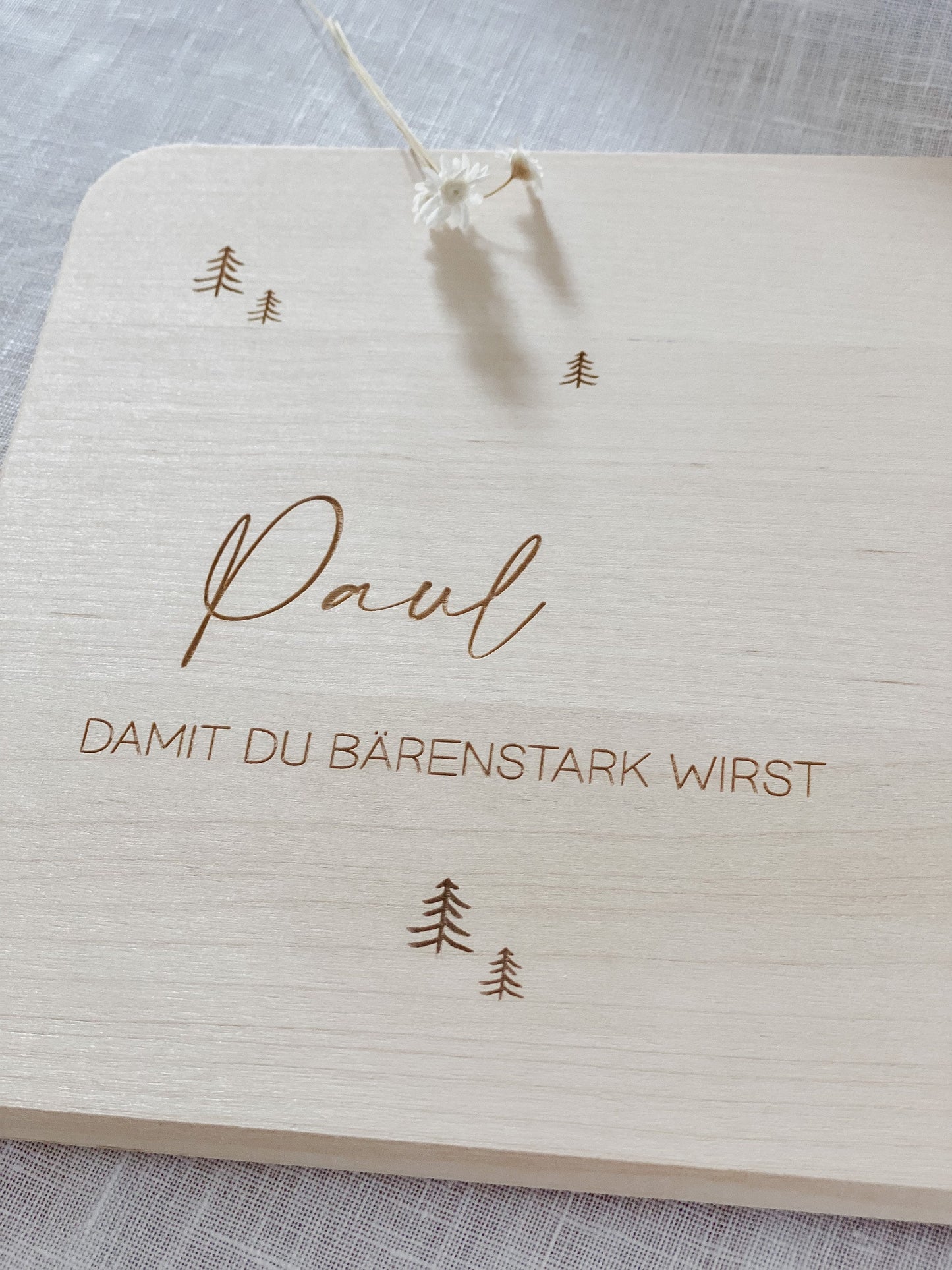 Personalisiertes Frühstücksbrettchen mit Motiv