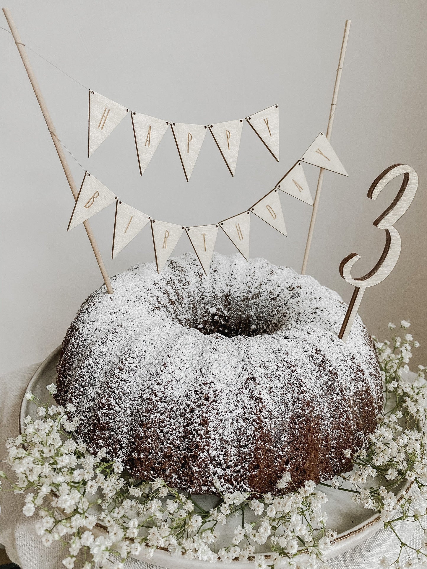 Caketopper - Mini Wimpel