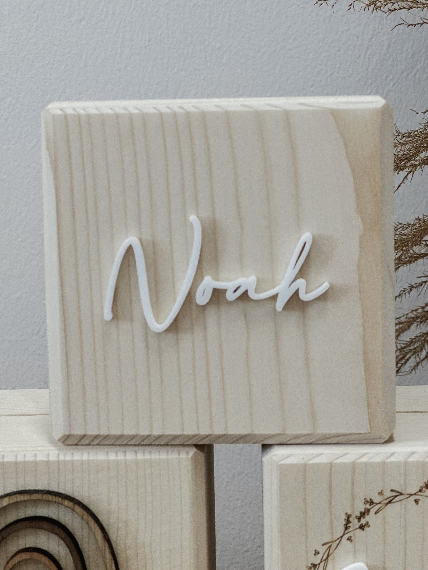 Personalisierte Spardose aus Holz I Spardose mit Namen I Geschenk zur Geburt, Taufe oder Einschulung