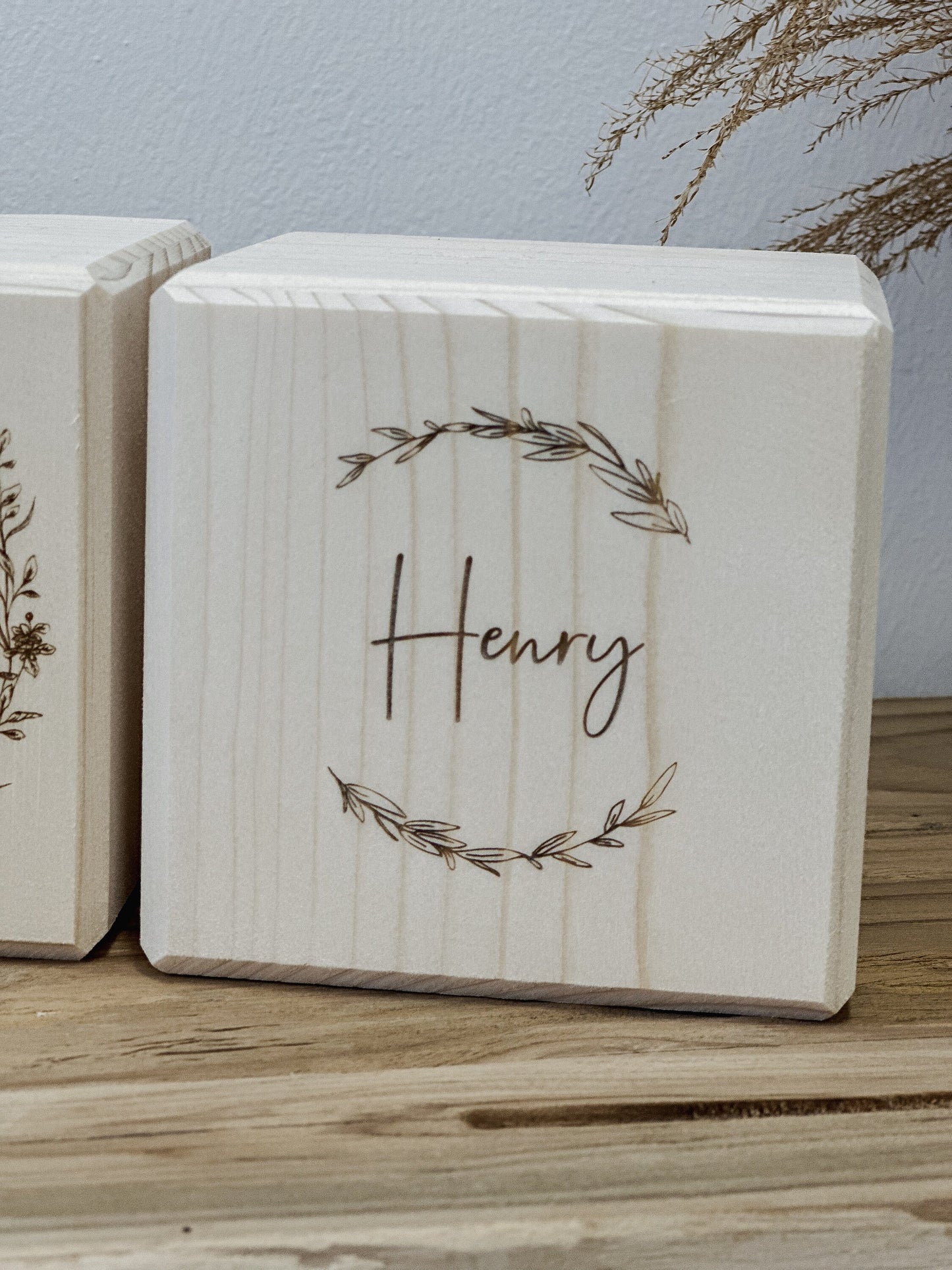 Personalisierte Spardose aus Holz I Spardose mit Namen I Geschenk zur Geburt, Taufe oder Einschulung