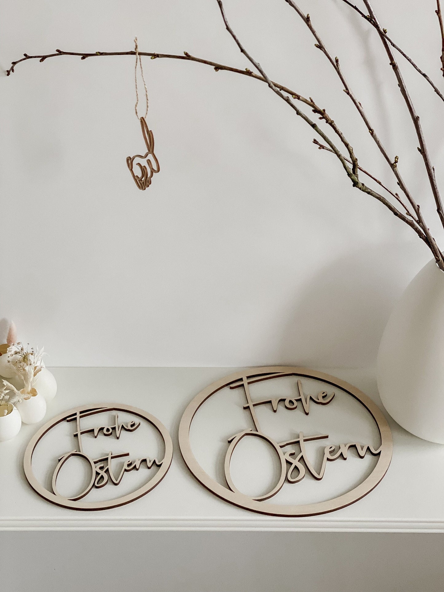 Türschild - Frohe Ostern Ø20cm oder Ø30cm