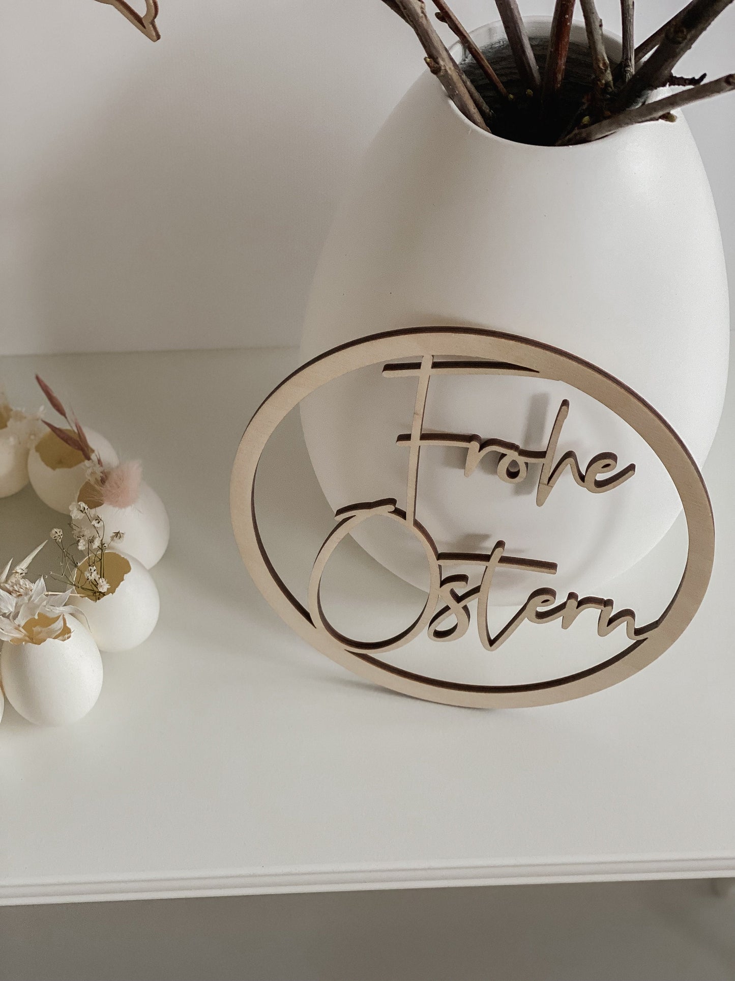 Türschild - Frohe Ostern Ø20cm oder Ø30cm