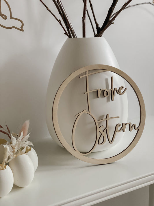 Türschild - Frohe Ostern Ø20cm oder Ø30cm