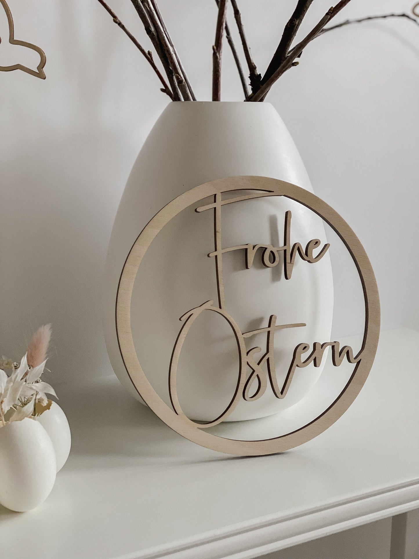 Türschild - Frohe Ostern Ø20cm oder Ø30cm