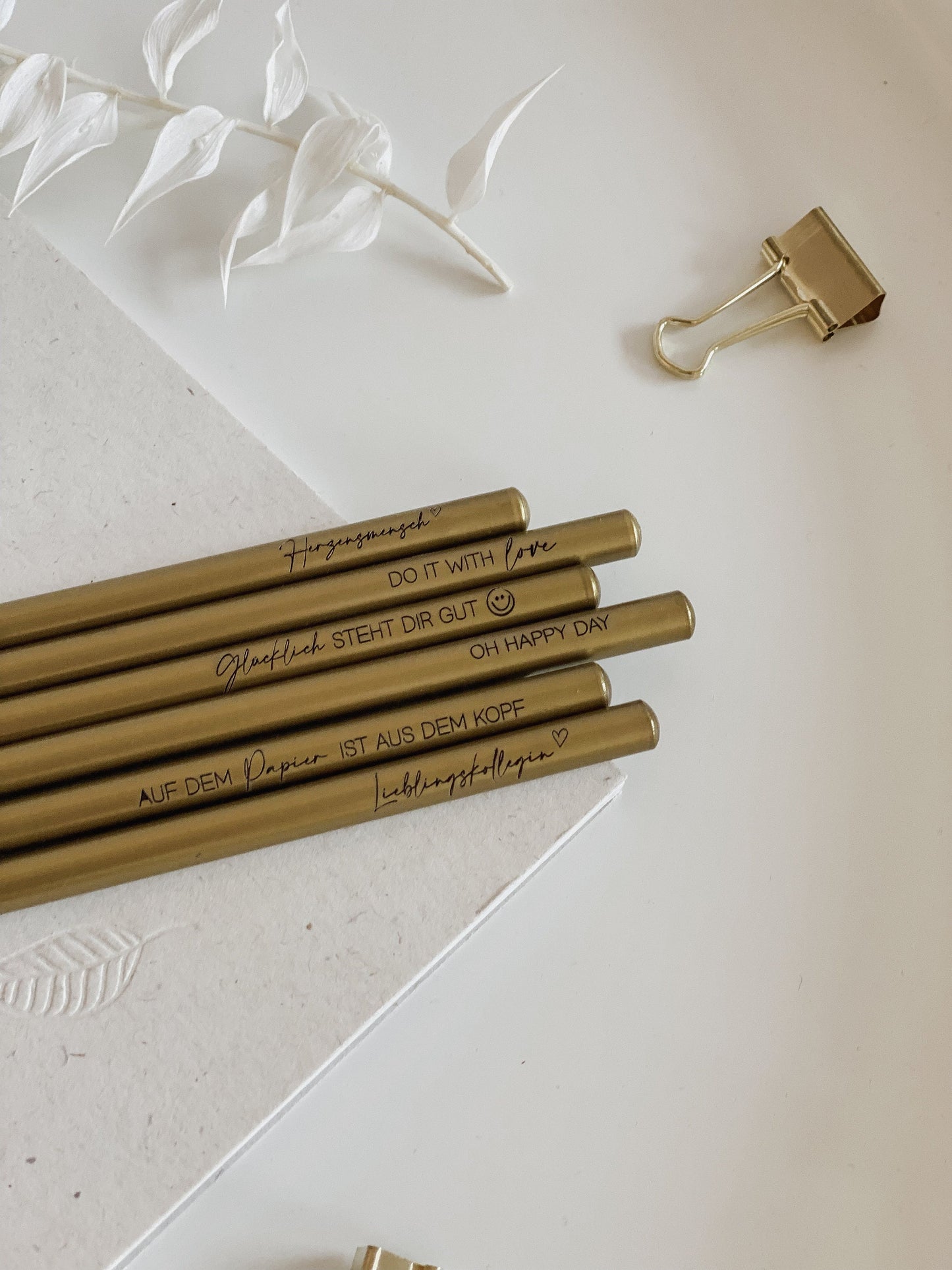 Bleistift mit Spruch I personalisierte Bleistifte I Geschenk Freundin I Mitbringsel I Kleinigkeit
