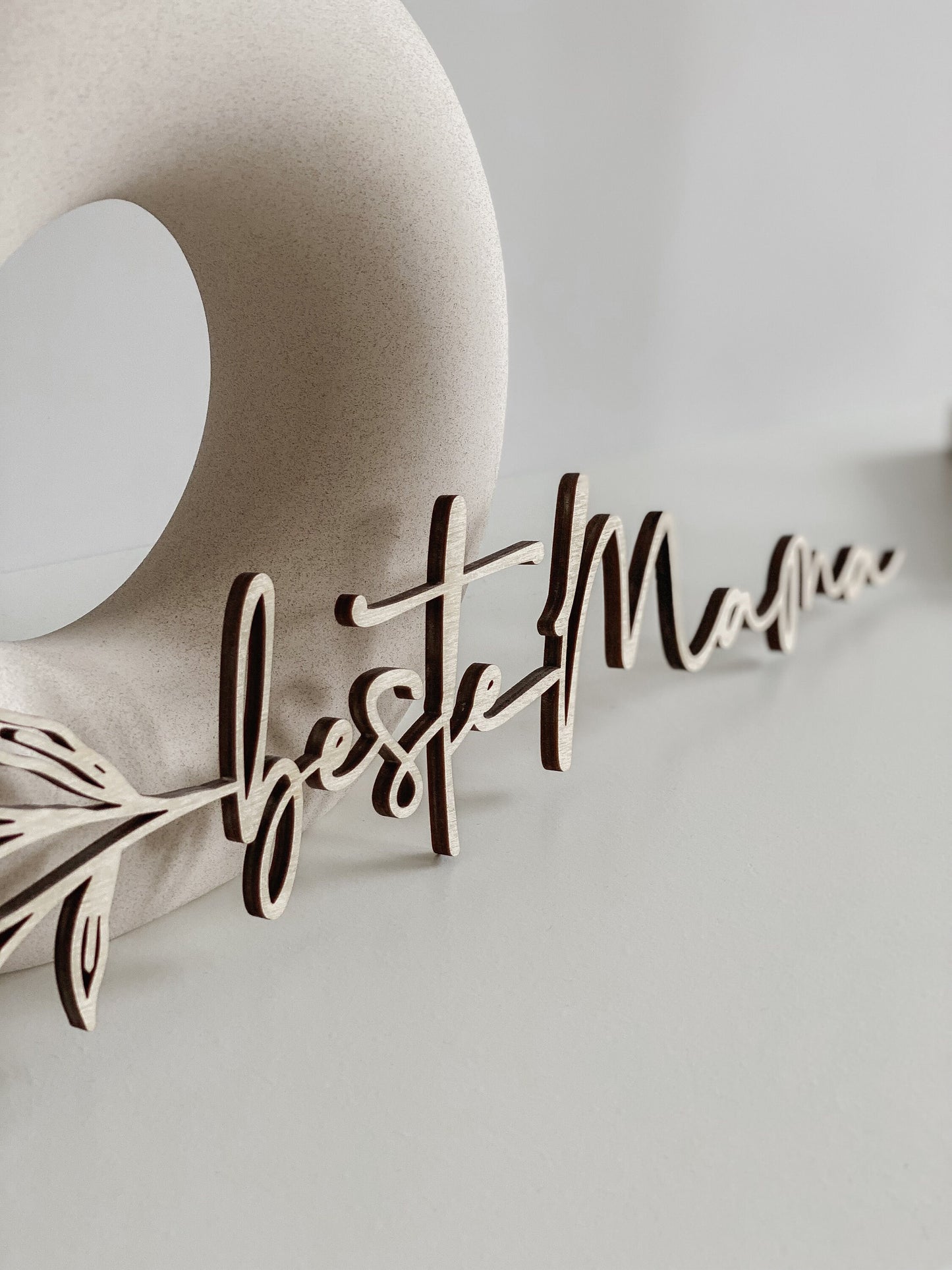 Holzblume - beste Mama I Muttertagsgeschenk