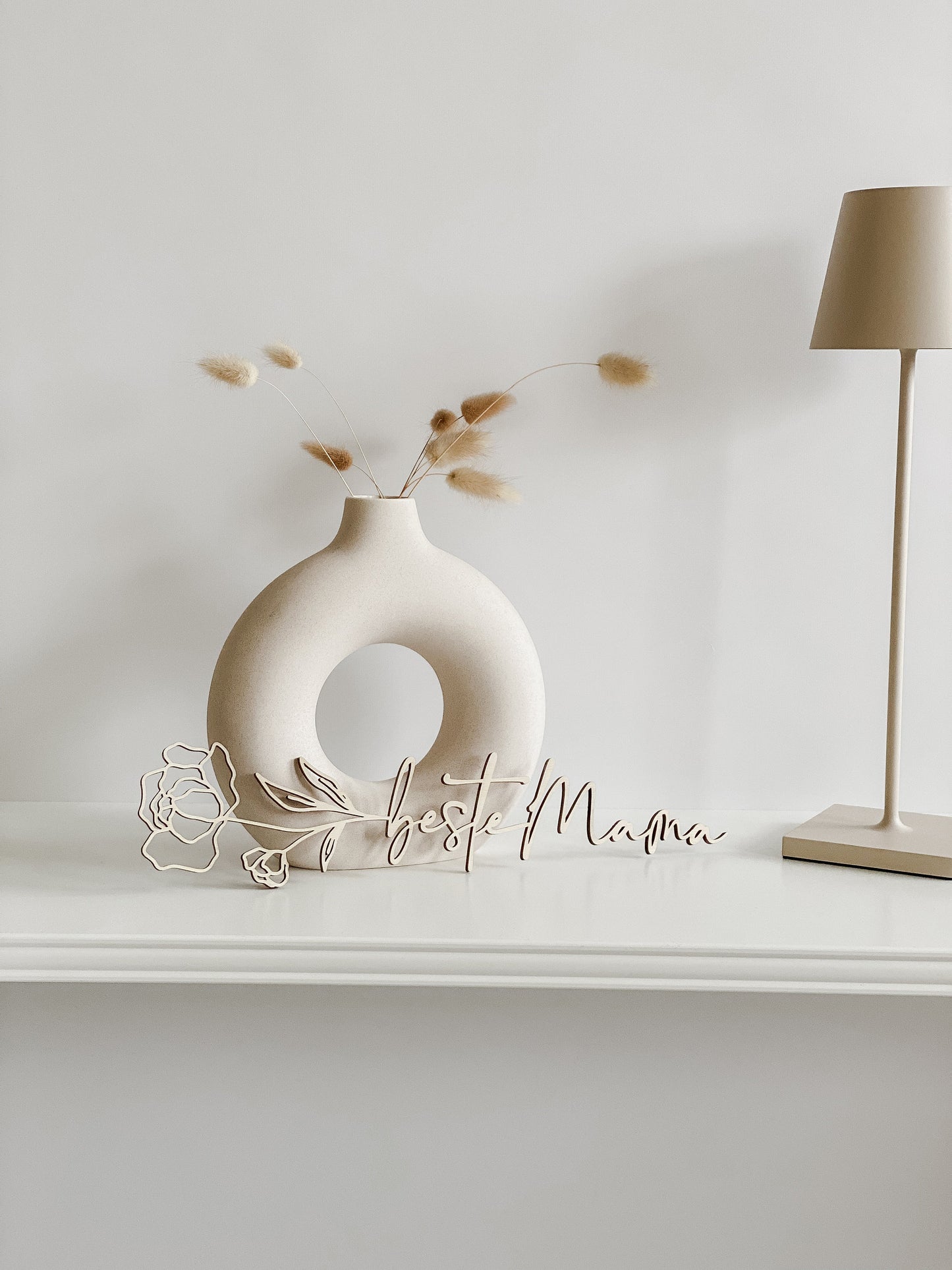 Holzblume - beste Mama I Muttertagsgeschenk
