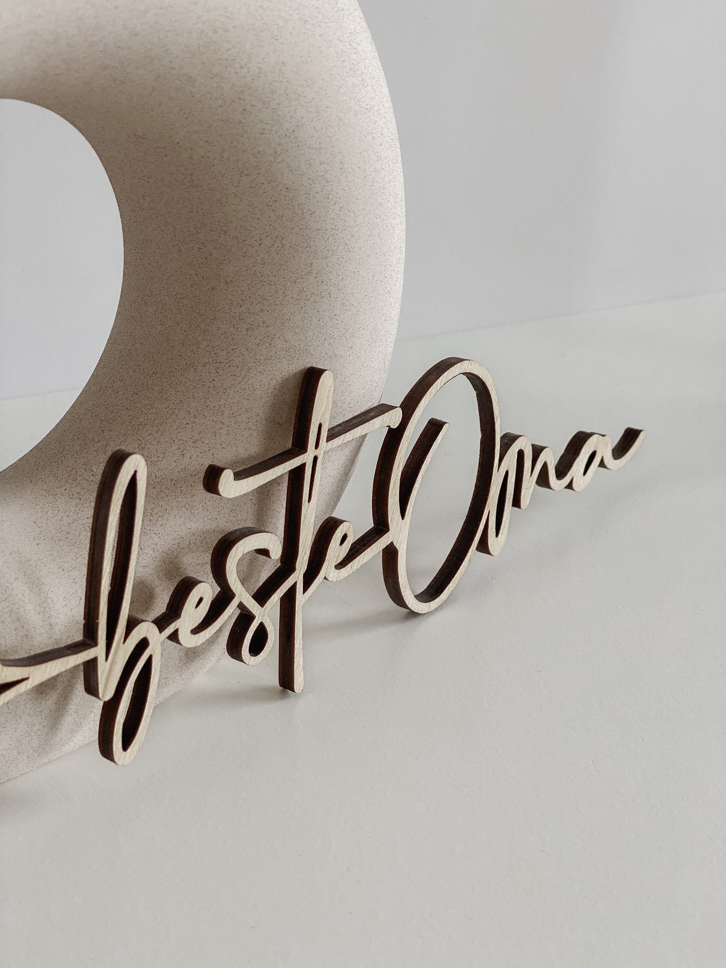 Holzblume - beste Oma I Muttertagsgeschenk I Geschenk für die Oma