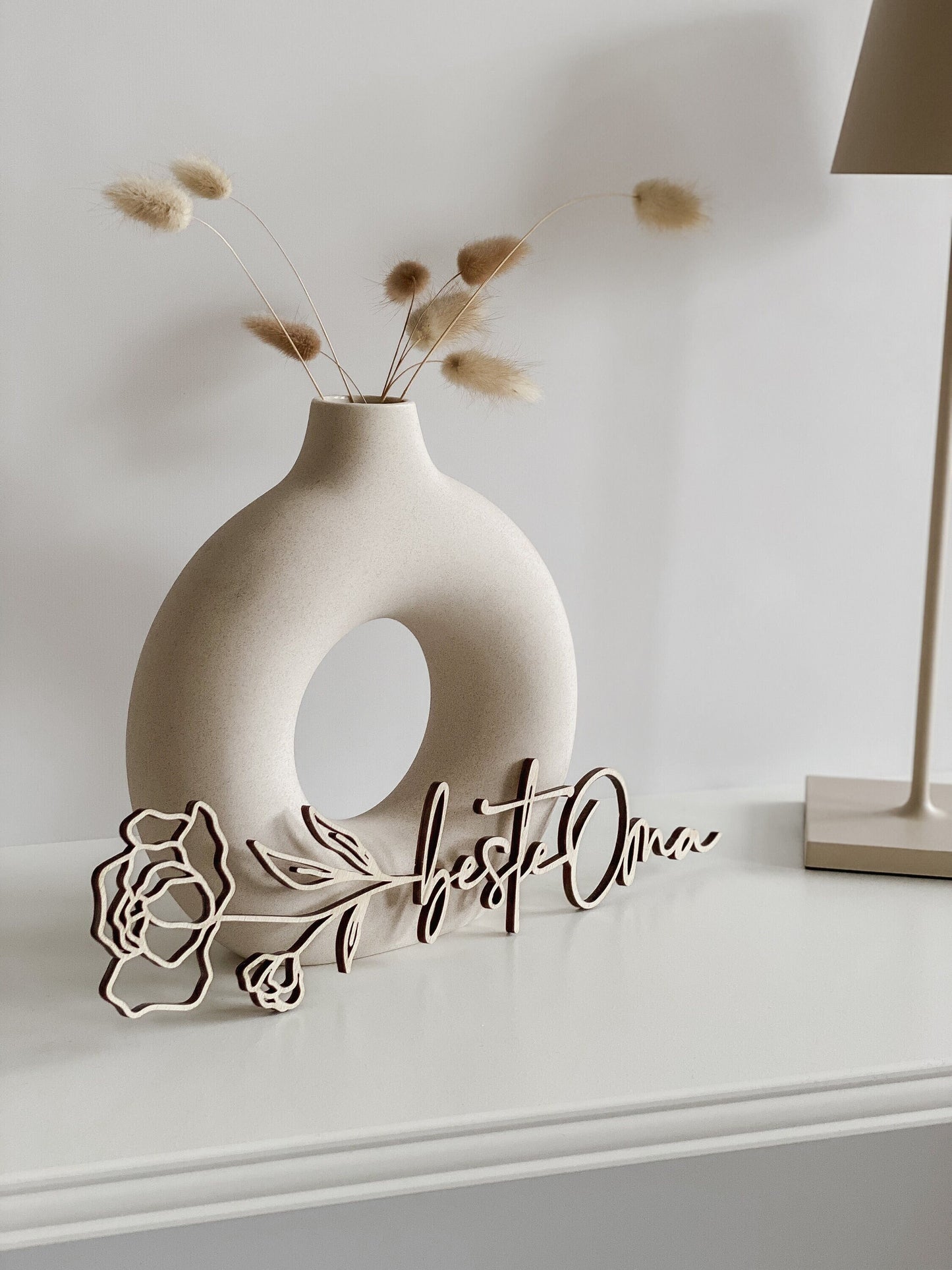 Holzblume - beste Oma I Muttertagsgeschenk I Geschenk für die Oma