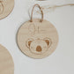Holzschild mit Name I Namensschild mit Motiv I personalisiertes Holzschild I Kinderzimmer I Geschenk zur Geburt