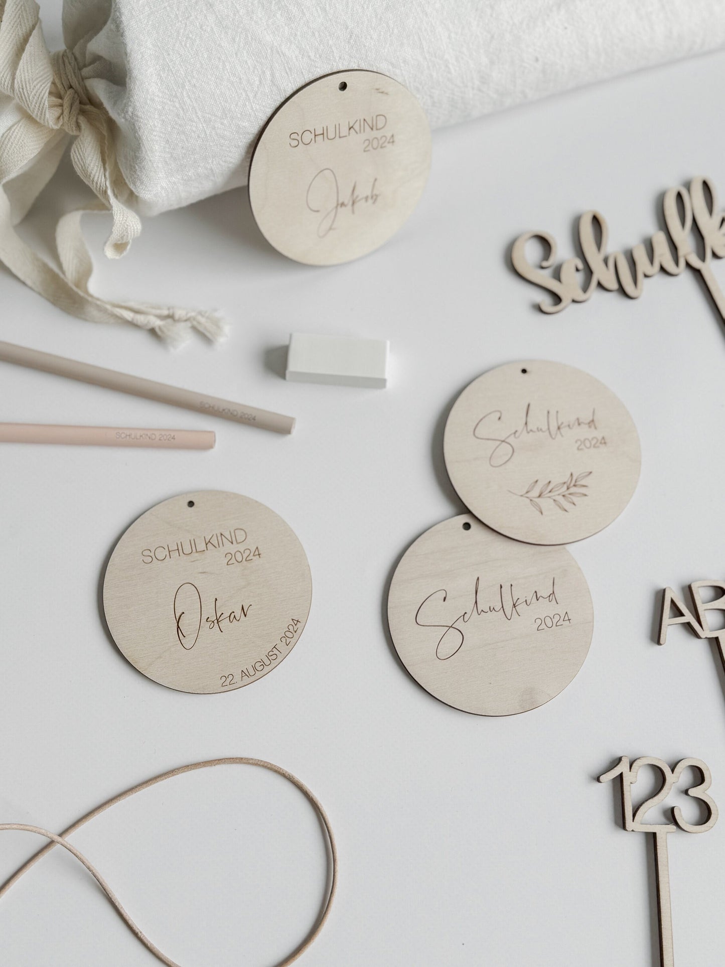 Schultütenanhänger personalisiert I Geschenkanhänger Einschulung