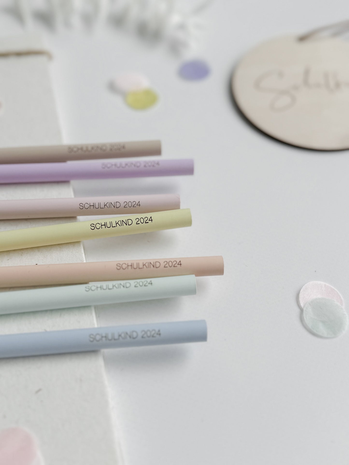 Bleistift mit Gravur Schulkind 2025 I Endlich Schulkind I 3er-Set I Schulstart I Geschenk Einschulung  I Geschenk Schultüte