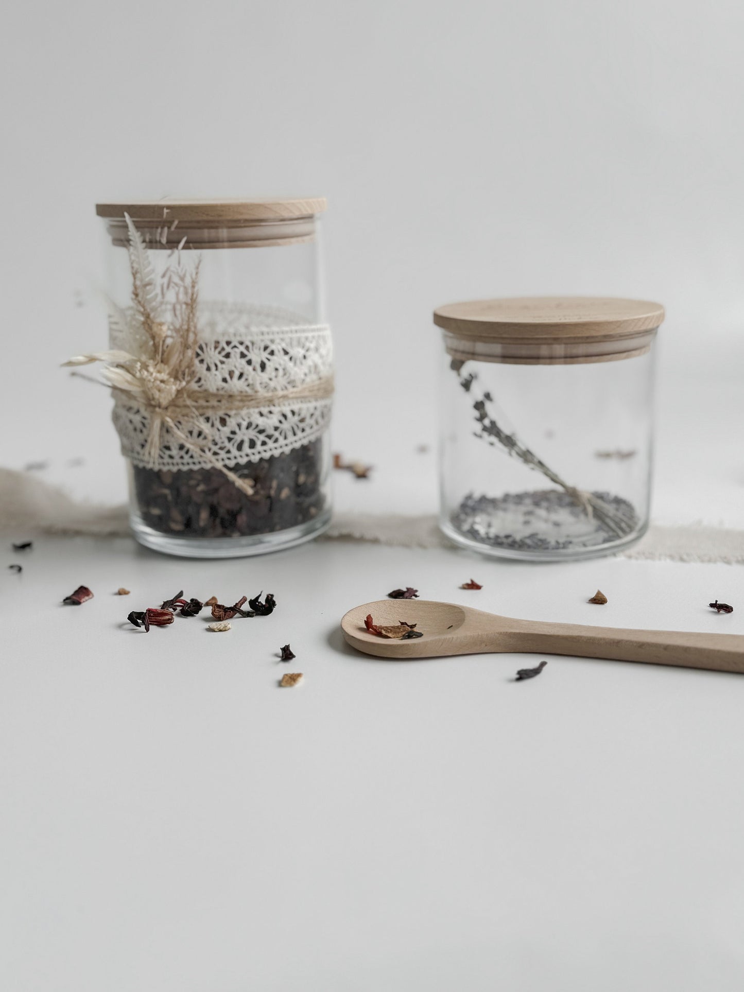 Vorratsglas 'von Herzen' I Vorratsglas mit graviertem Holzdeckel I Geschenkidee I Mitbringsel I Dankeschön I Kleinigkeit