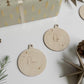 Personalisierte Christbaumkugel aus Holz I Weihnachtskugel aus Holz mit Namen I Christbaumschmuck I personalisierter Geschenkanhänger
