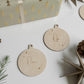 Personalisierte Christbaumkugel aus Holz I Weihnachtskugel aus Holz mit Namen I Christbaumschmuck I personalisierter Geschenkanhänger