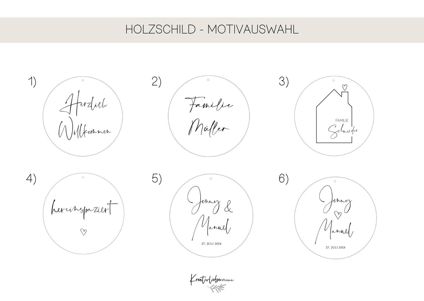Trockenblumenkranz mit Holzschild I Türkranz Trockenblumen creme-braun-rost I Wandkranz I Blumenkranz