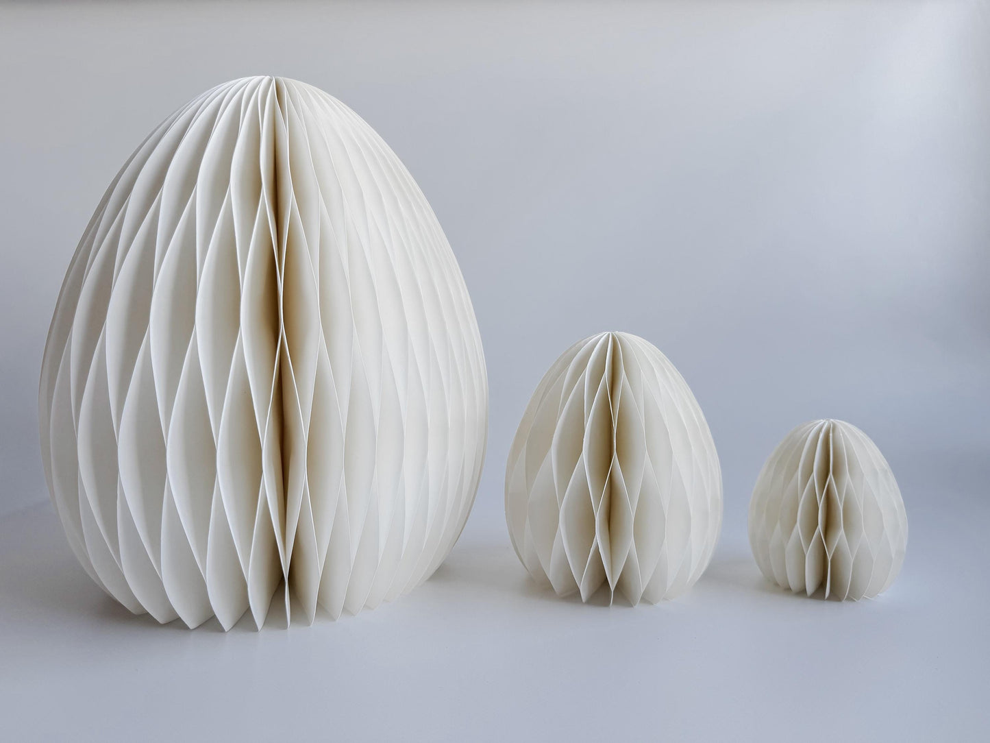 Osterei aus Papier I Wabenei 10, 15 oder 30cm I Osterdekoration I Skandinavische Deko